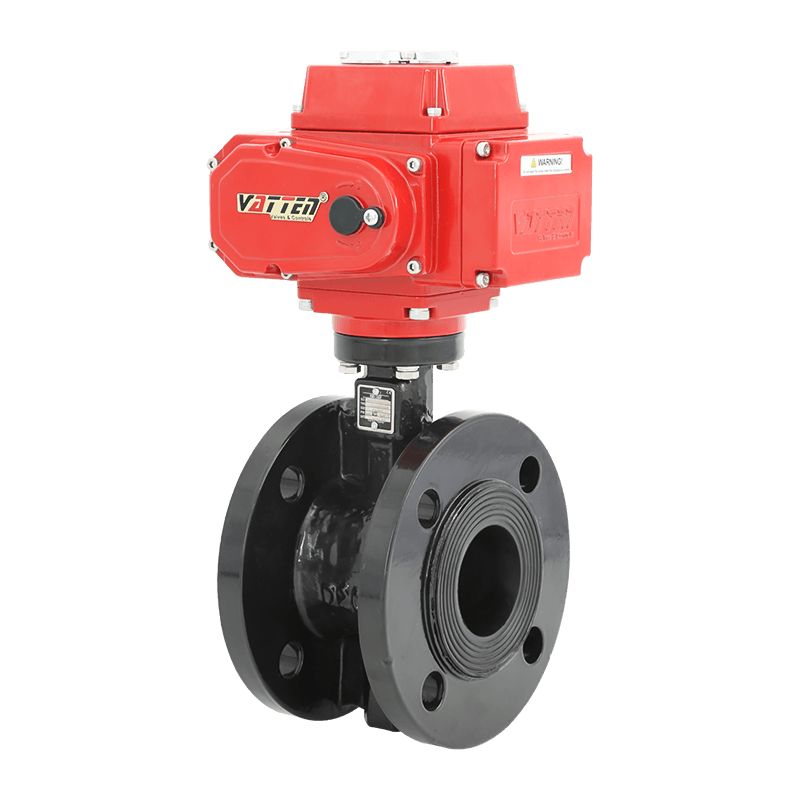 Sähköinen laipallinen läppäventtiili