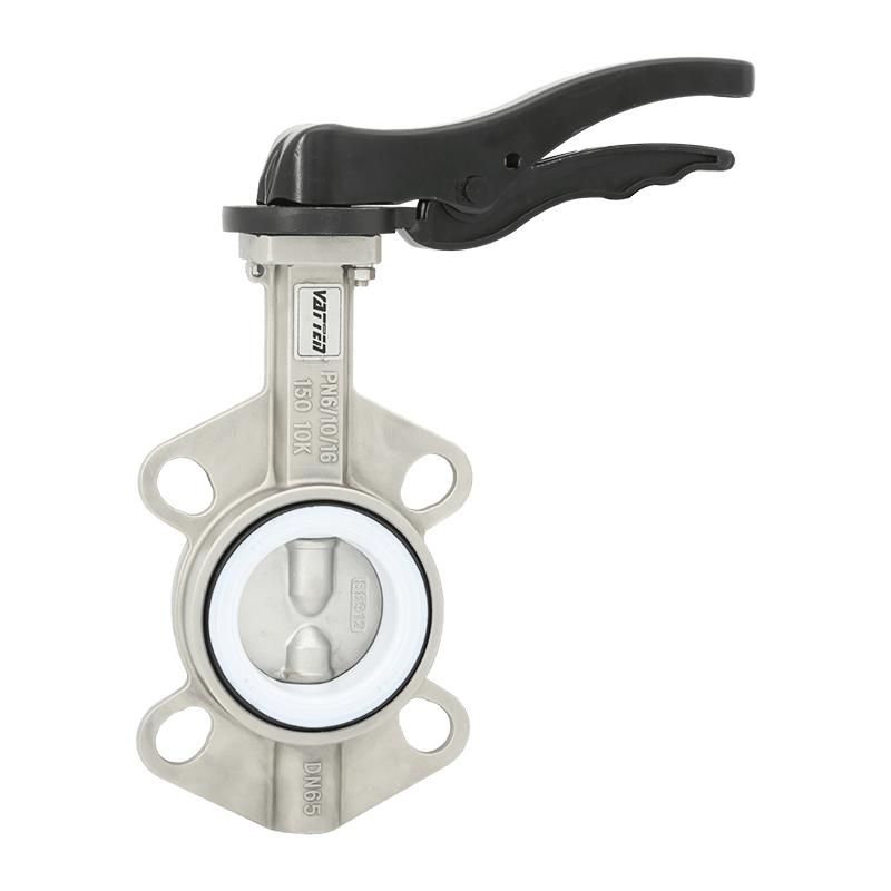 Manuaalinen ruostumattomasta teräksestä valmistettu läppäventtiili