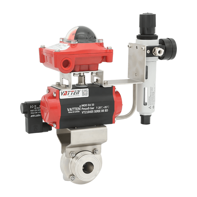 Pneumaattinen puristinläppäventtiili