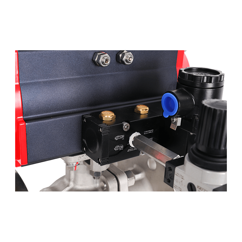 Pneumaattinen räjähdyssuojattu laipallinen palloventtiili