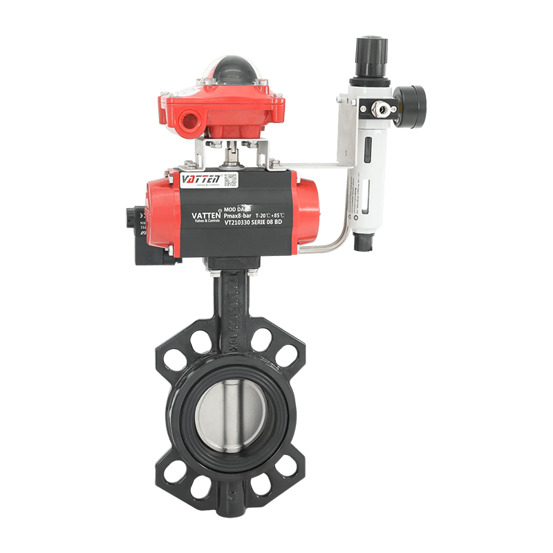 Pneumaattinen kiekkoläppäventtiili