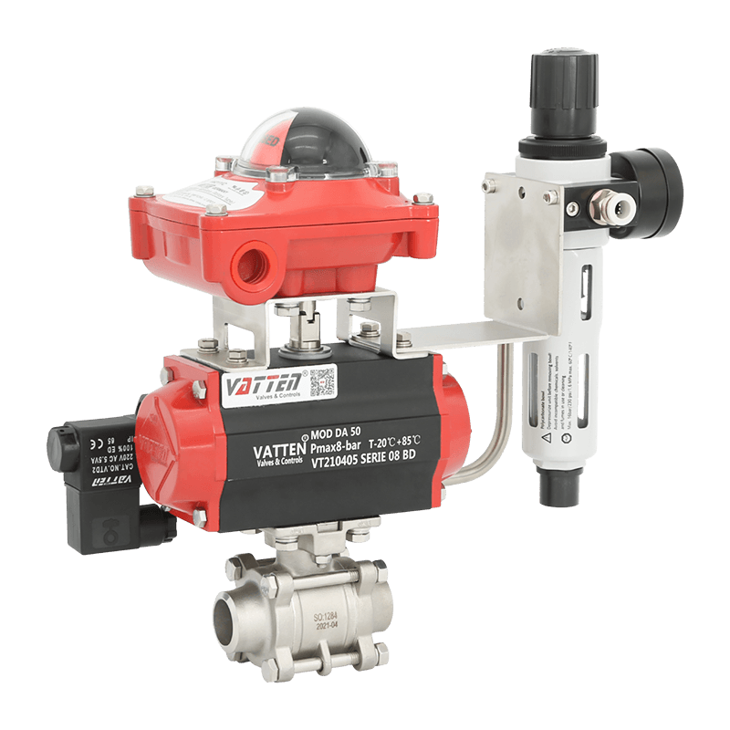 Pneumaattinen hitsauspalloventtiili